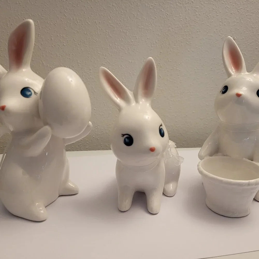 Target Set of 3 Easter Ceramic Bunnies.